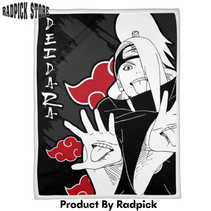 Akatsuki deidara blanket custom anime  rp0150184
